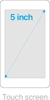 5 inch Touch screen