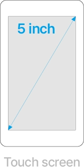 5 inch Touch screen